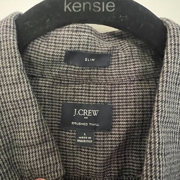 Mens long sleeved rushed twill shirt - Picture 4 of 8